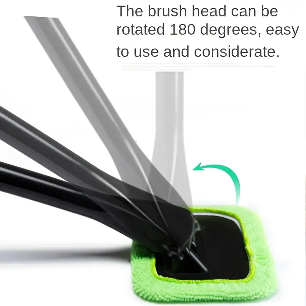 Windshield clean car glass cleaner wiper with microfiber cloth (1 pc / 38 cm long)