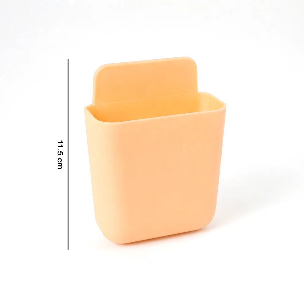 Multi purpose wall mounted plastic storage pocket (1 pc)