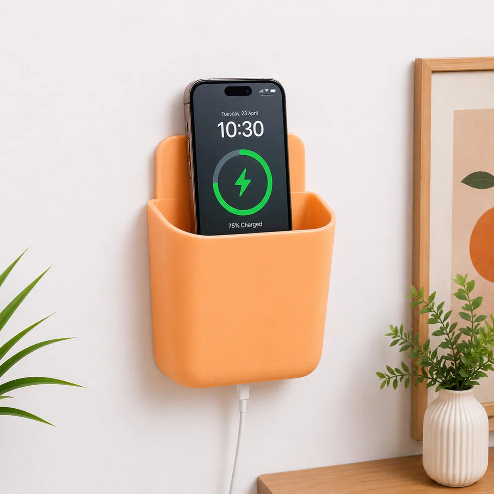 Multi purpose wall mounted plastic storage pocket (1 pc)