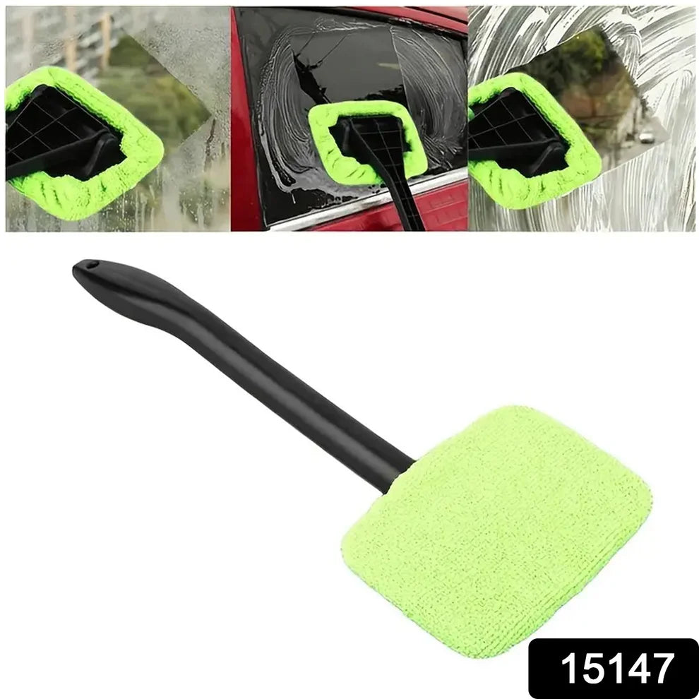 Windshield clean car glass cleaner wiper with microfiber cloth (1 pc / 38 cm long)