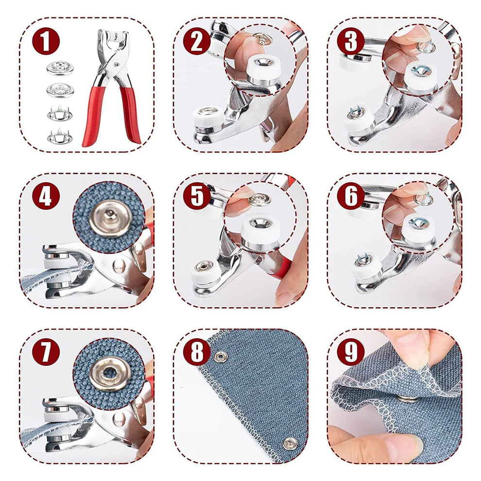 Button Fastener Tool Kit